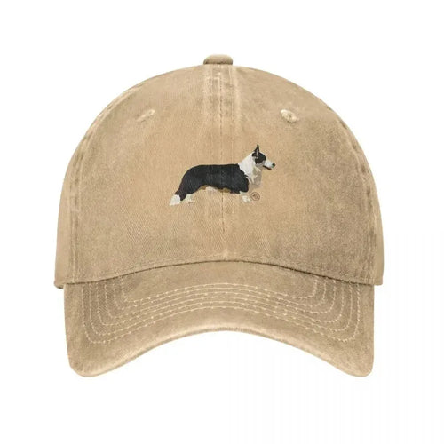 Cardigan Welsh Corgi Cotton Adjustable Baseball Cap