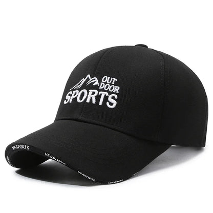 Unisex Letter Adjustable Outdoor Sun Protection Sports Cap
