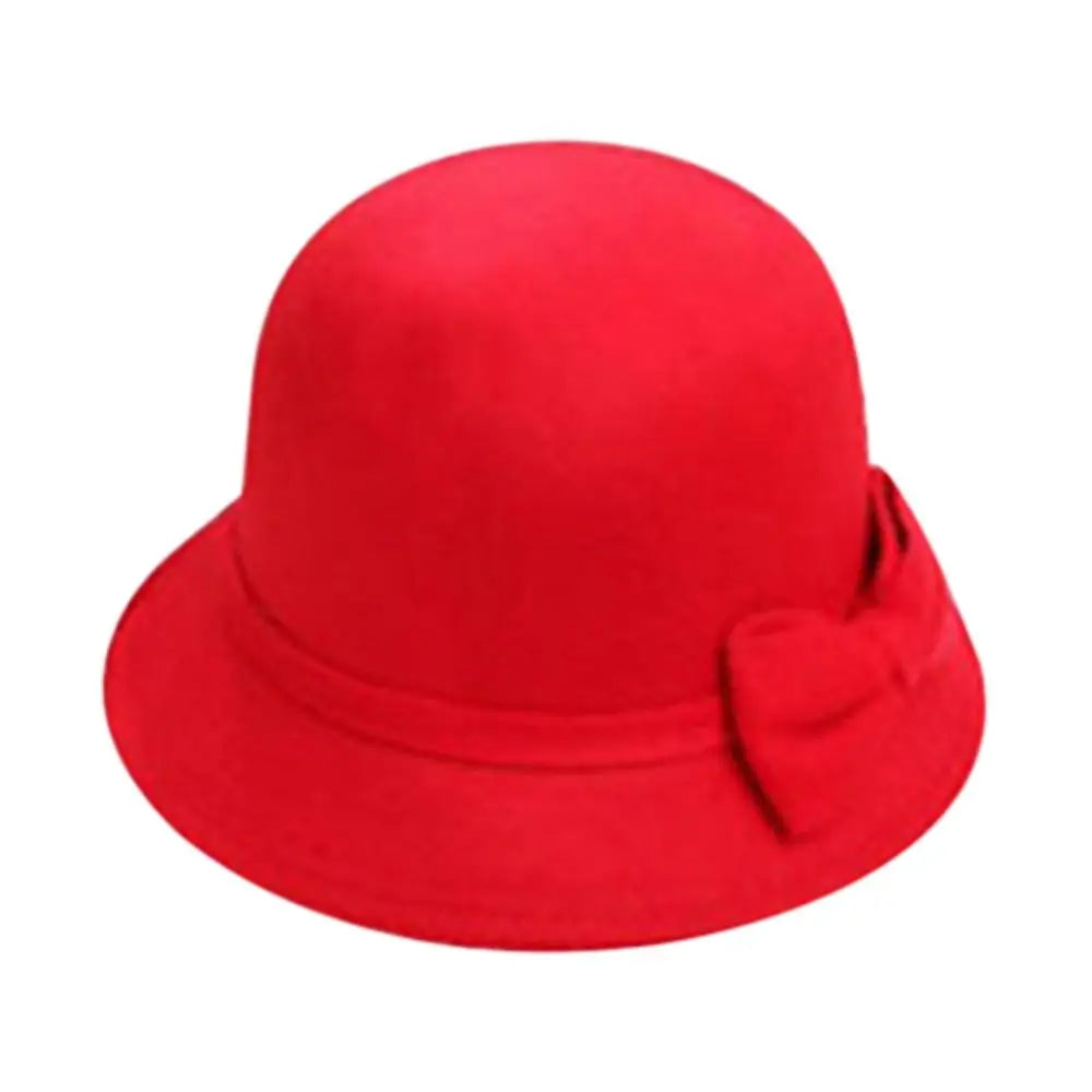 Vintage Wool Felt Cloche Bucket Hat
