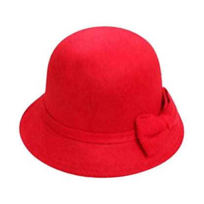 Vintage Wool Felt Cloche Bucket Hat