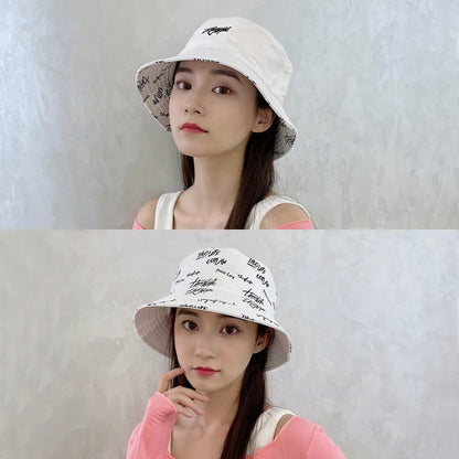 Unisex Reversible Big Head Bucket Hat