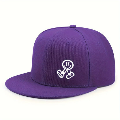 Unisex Wide Brim Hip-hop Breathable Flat Cap