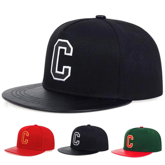 Unisex C Letter Embroidery Hip-hop Hats