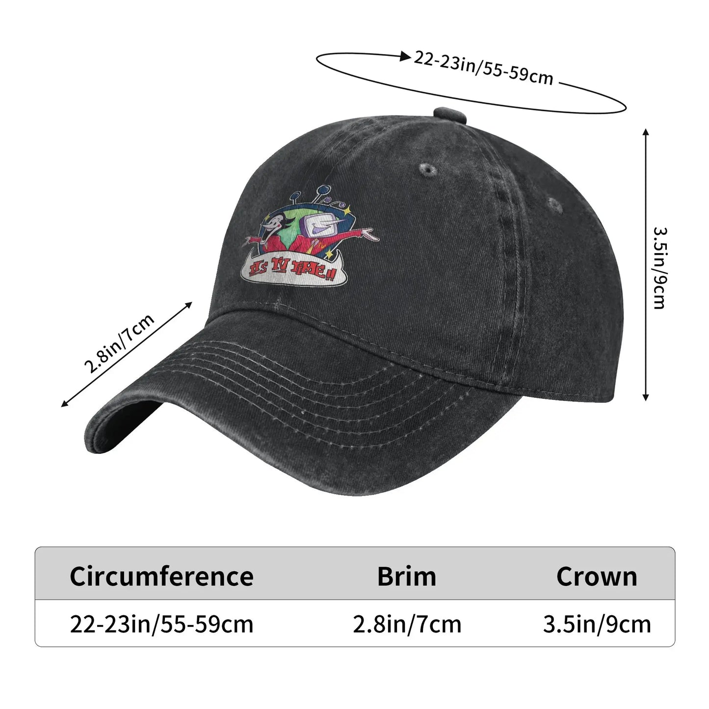 Deltarune TV Time Tenna Spamton Distressed Baseball Cap