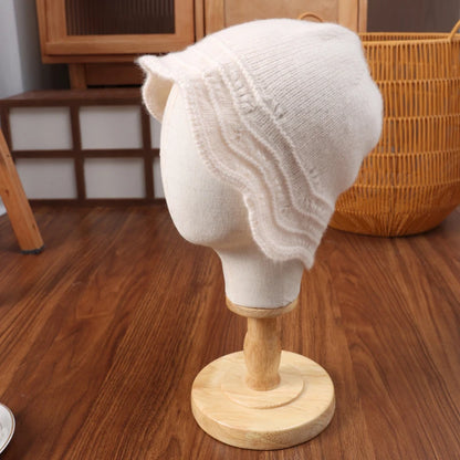 Pure Wool Knitted Fisherman Bucket Hat