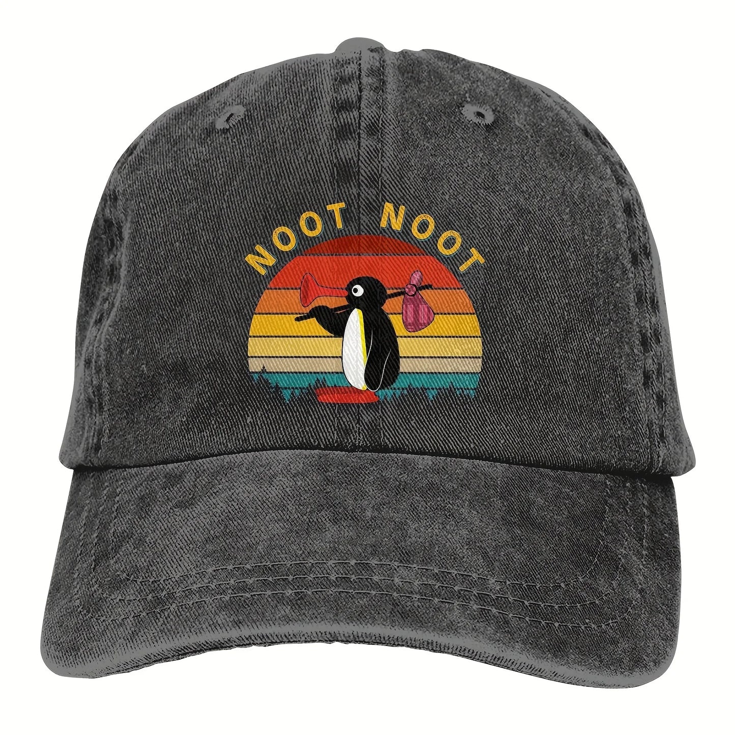 Noot Pingu Penguin Snapback Baseball Cap