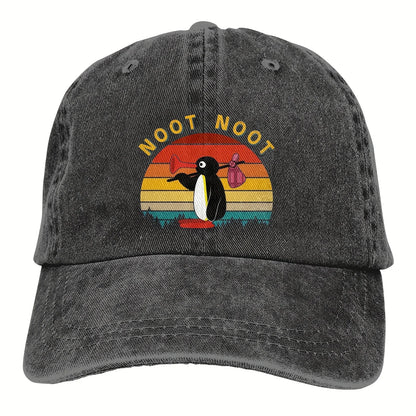 Noot Pingu Penguin Snapback Baseball Cap