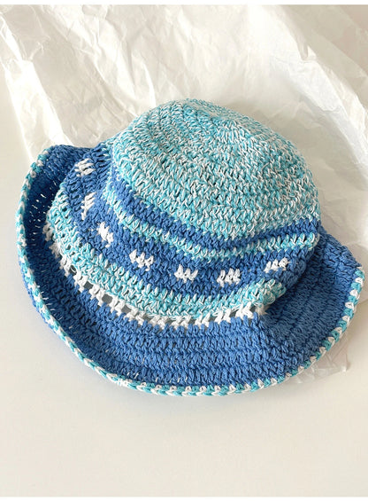 Handmade Crochet Knitted Cotton Outdoor Bucket Hat