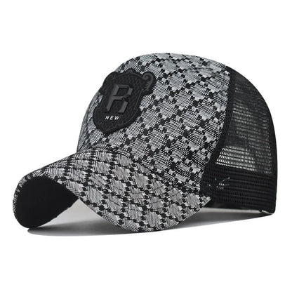 R Letter Icon Men's Baseball Cap for Male Summer