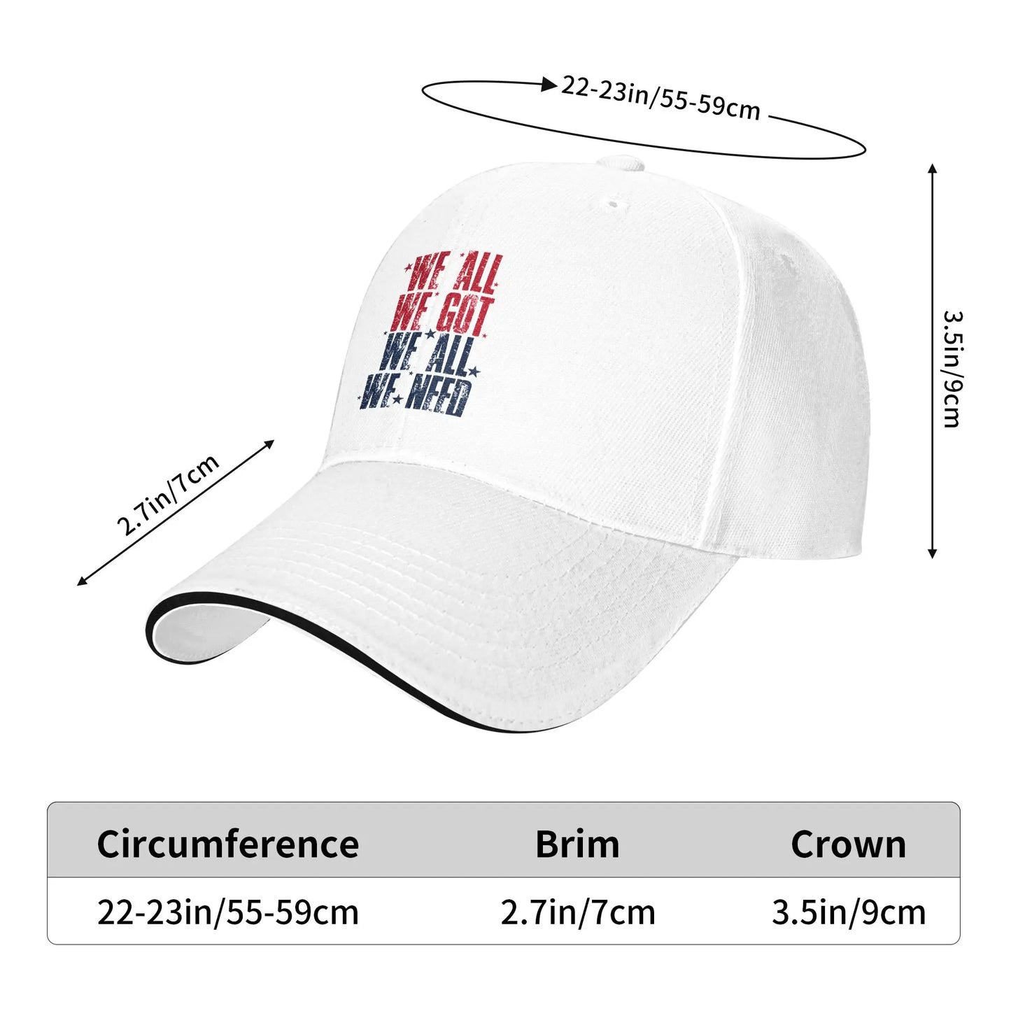 We All Need Patriot Sport Trucker Baseball Cap