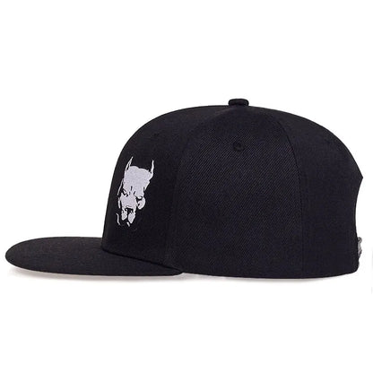 Unisex Dog Head Embroidery Embroidery Hip-hop Hats