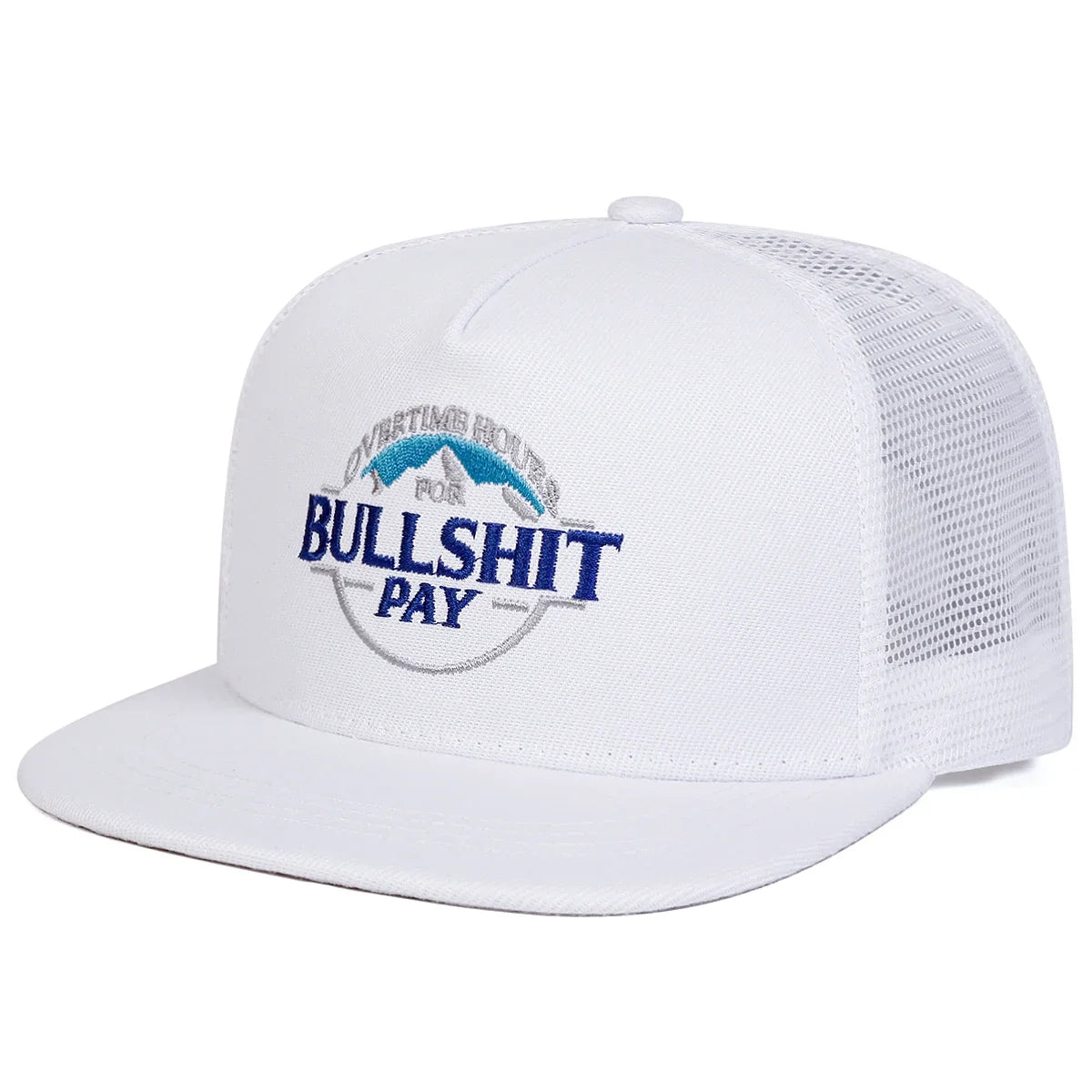 Bullshit Pay Embroidery Snapback Hat Unisex