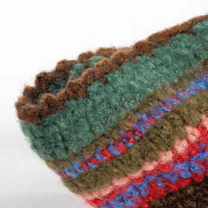 Hand Woven Colorful Knitted Winter Bucket Hat