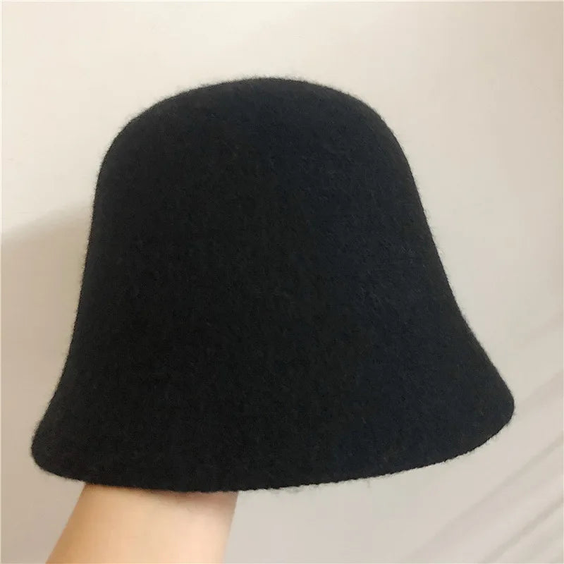Japanese Wool Vintage Warm Bucket Hat