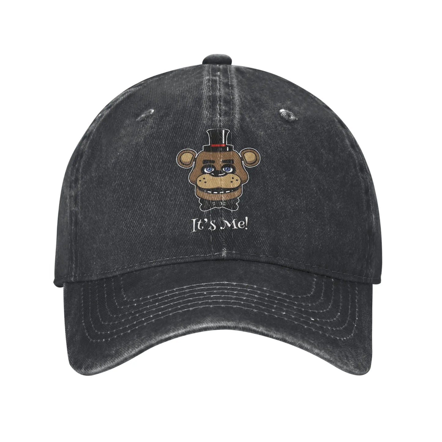 Vintage FNAF Distressed Cotton Baseball Cap