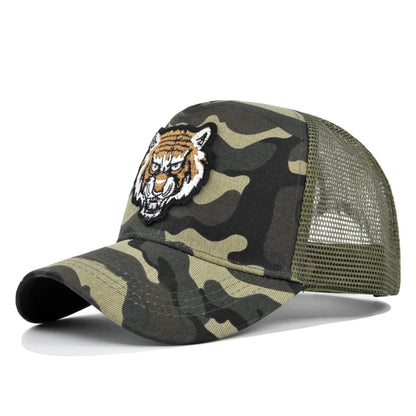 Tiger Pattern Cartoon Snapback Baseball Cap