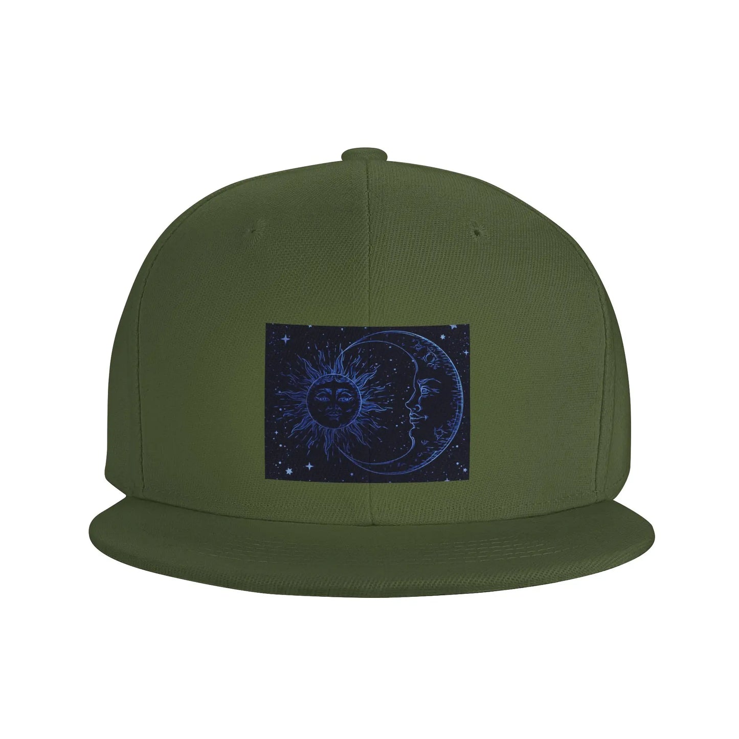 Celestial Mystic Sun Moon Snapback Cap