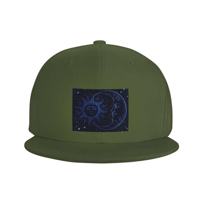 Celestial Mystic Sun Moon Snapback Cap