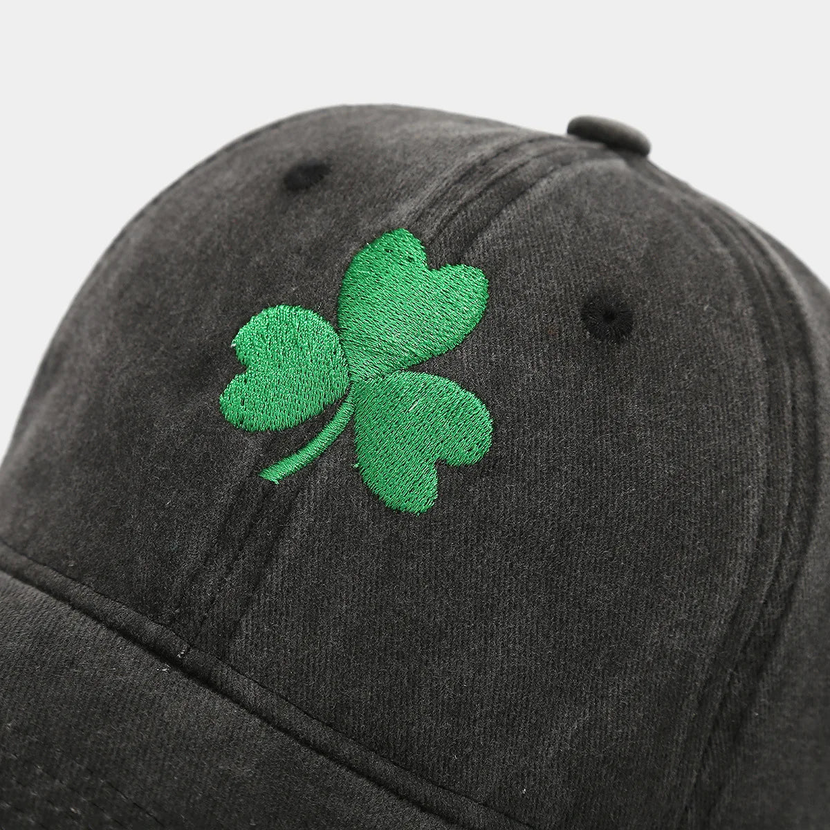 Irish Green Clover Embroidered Baseball Cap