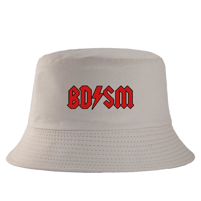BDSM Letter Printed Reversible Bucket Hat