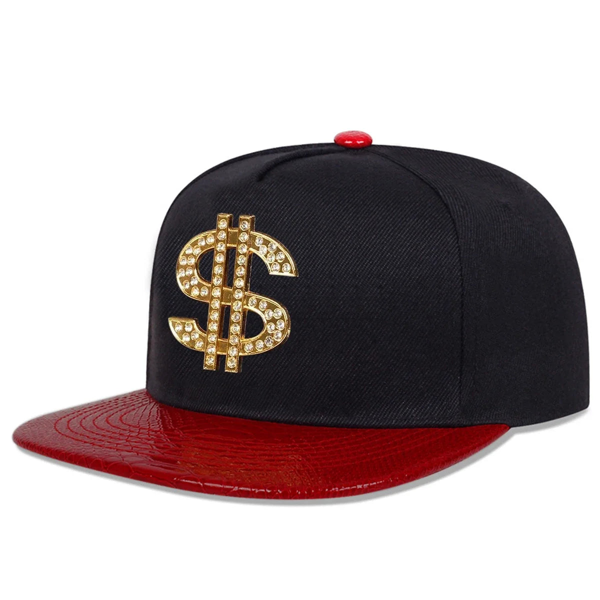 Unisex Diamond USD Letter Label Hip-hop Hats