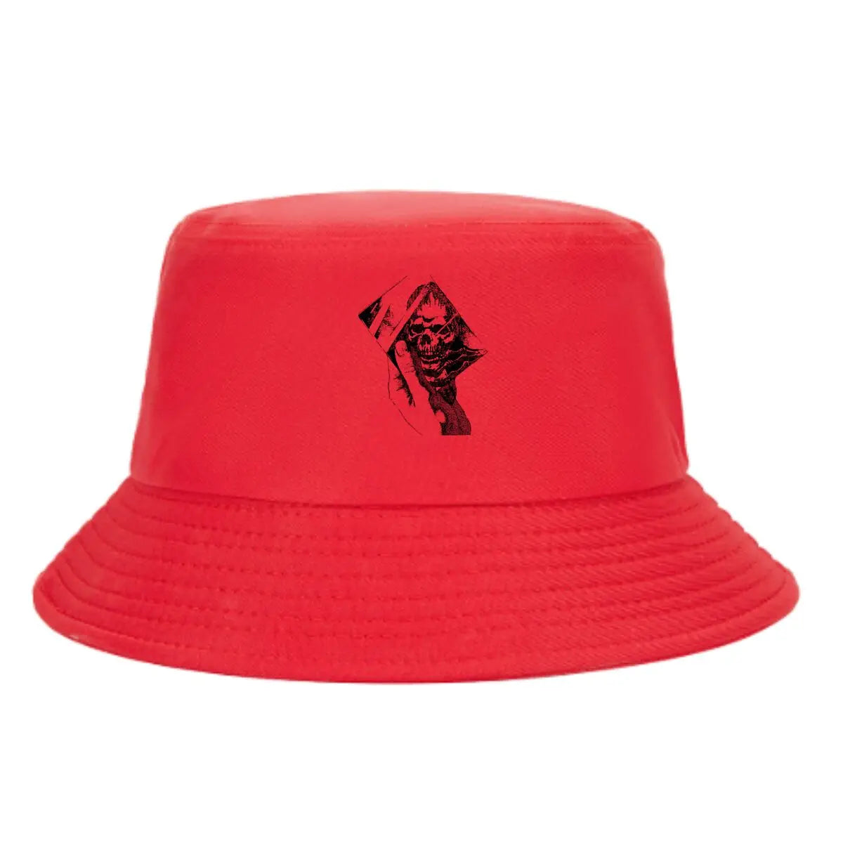 Distorted Portrait Halftone Pattern Bucket Hat