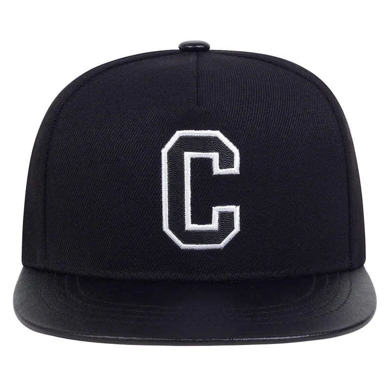 C Letter Embroidered Hip Hop Baseball Hat