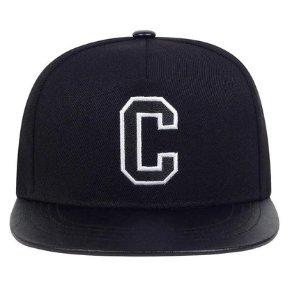 C Letter Embroidered Hip Hop Baseball Hat