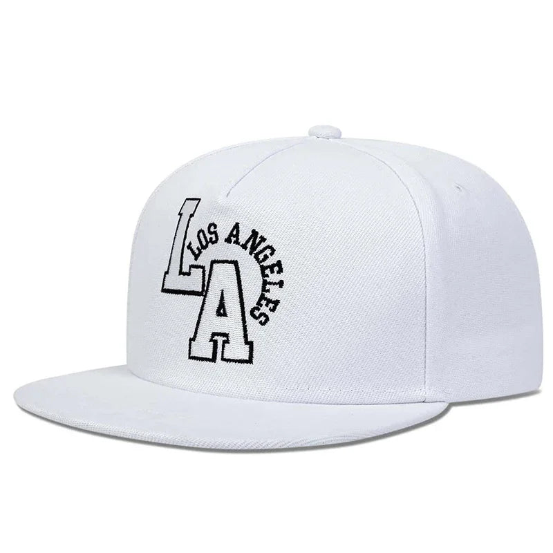 Los Angeles Letter Embroidery Outdoor Snapback Cap