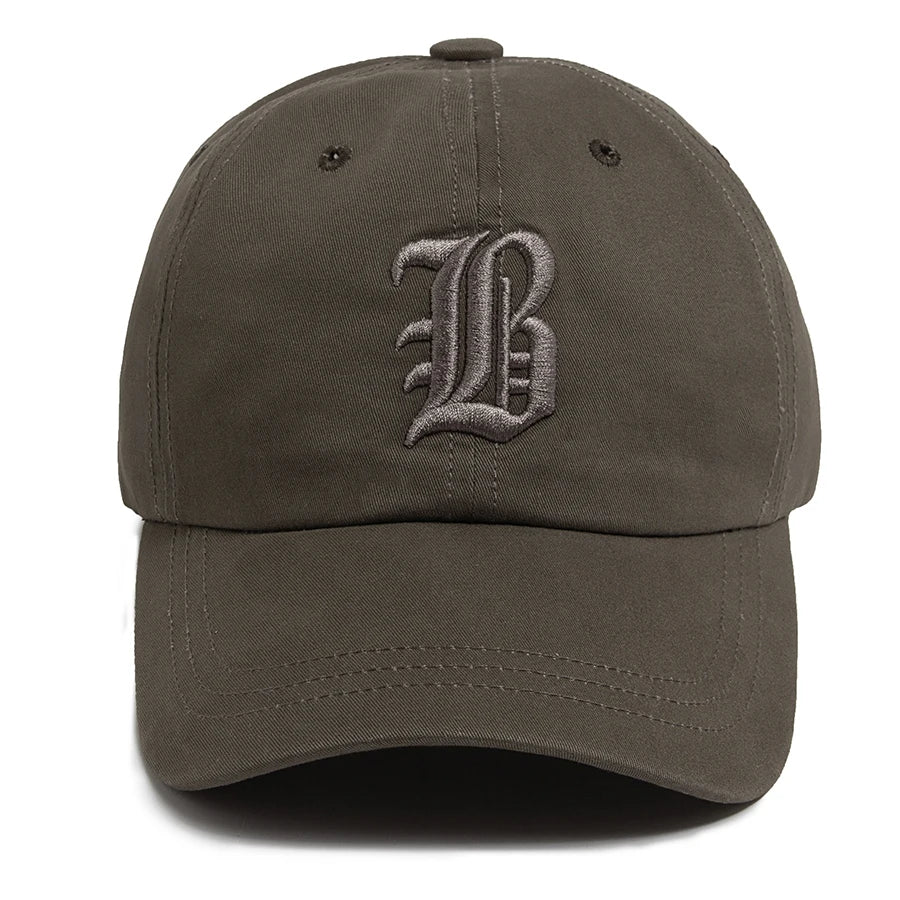 Letter Embroidered Cotton Trucker Baseball Cap