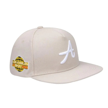 Adjustable Embroidered Flat Bill Snapback Baseball Hat