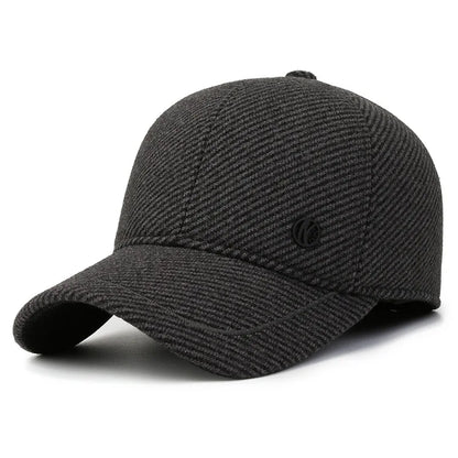 Autumn Winter Baseball Cap with Ear Flaps