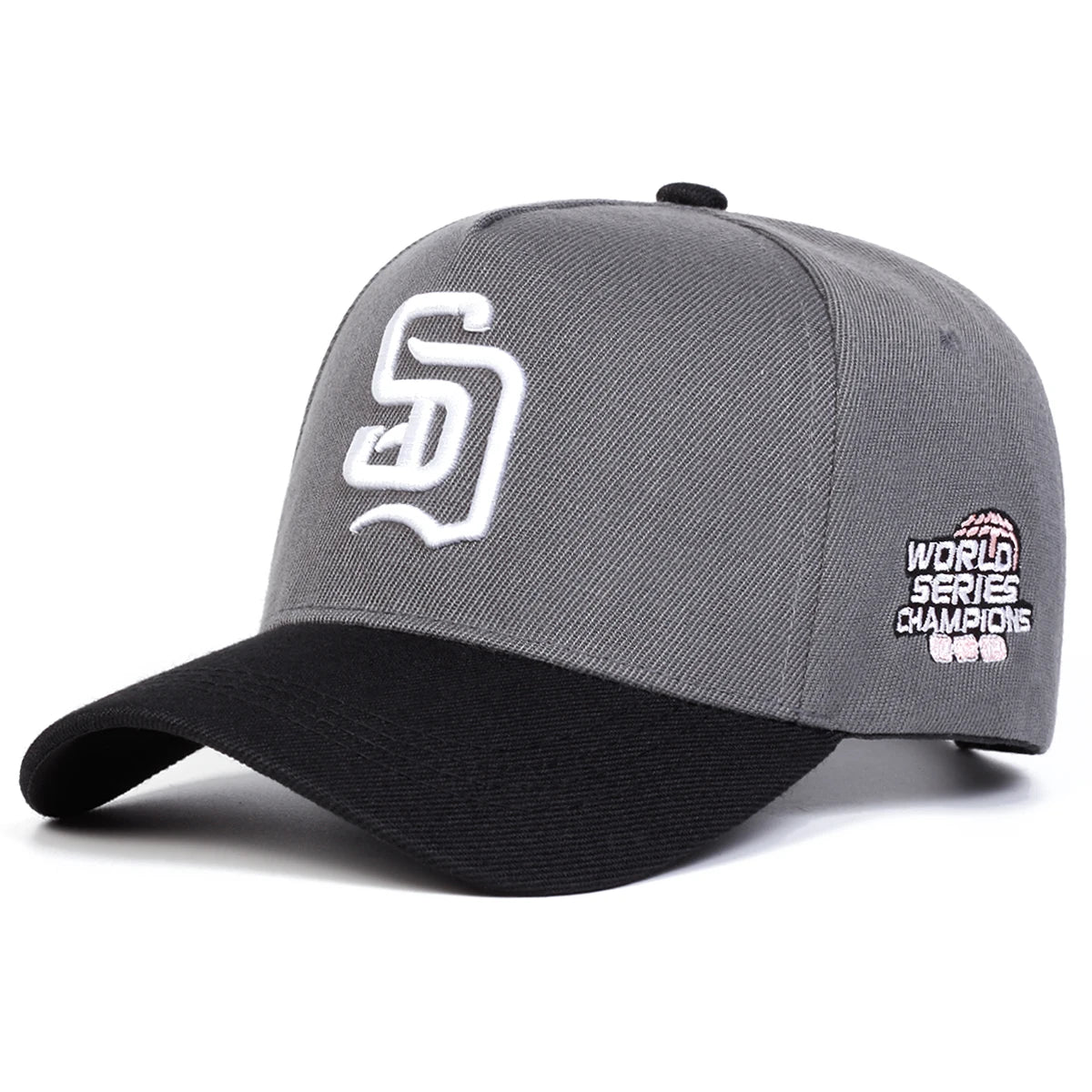 SD Letter Embroidered Adjustable Baseball Cap