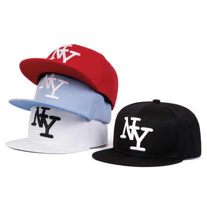 Unisex Letter Embroidery Hip-hop Hats Spring