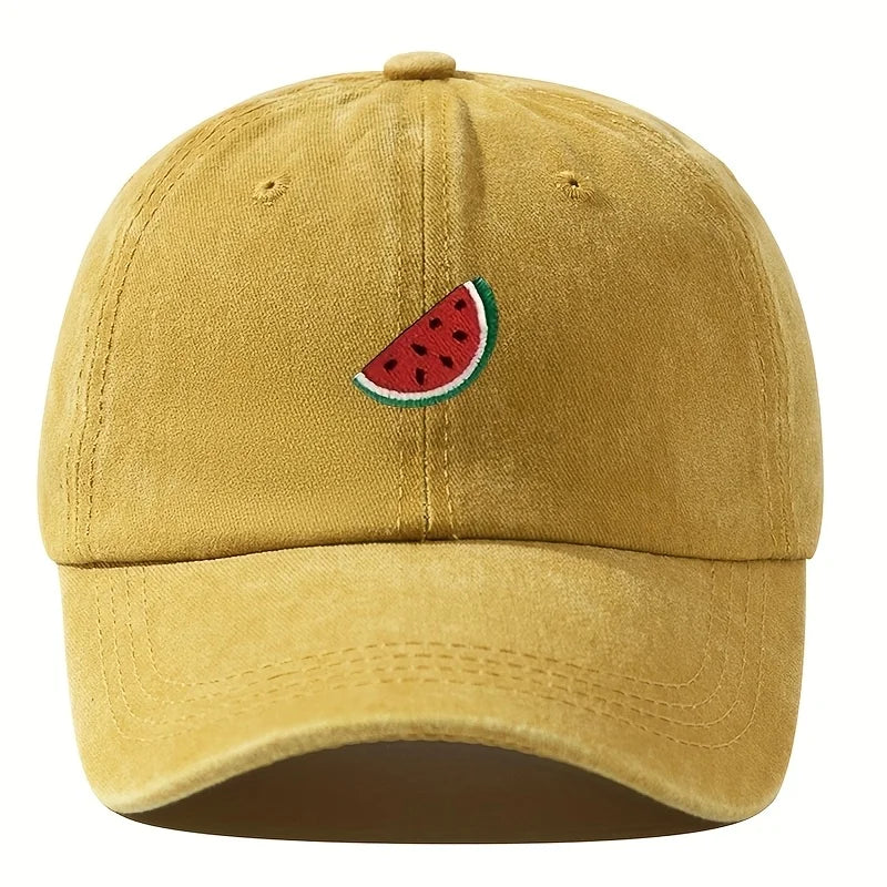 Unisex Watermelon Print Baseball Cap