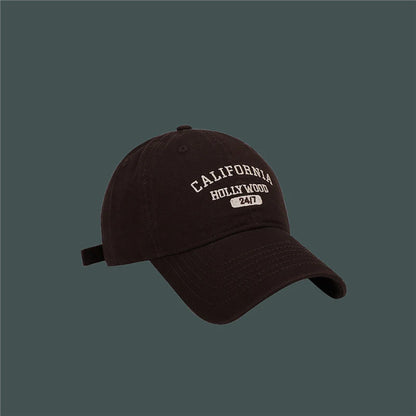 Retro Baseball Cap Unisex Letter Embroidery Hip Hop Summer