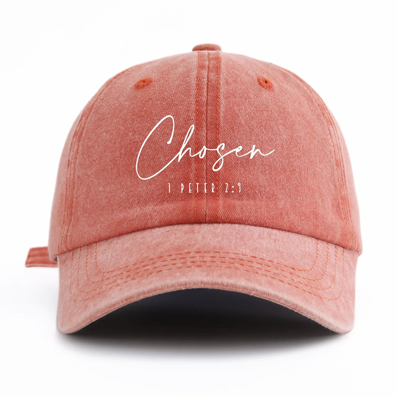 CHOSEN Print Minimalist Retro Washed Baseball Cap