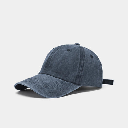 Retro Distressed Versatile Water Washed Baseball Cap