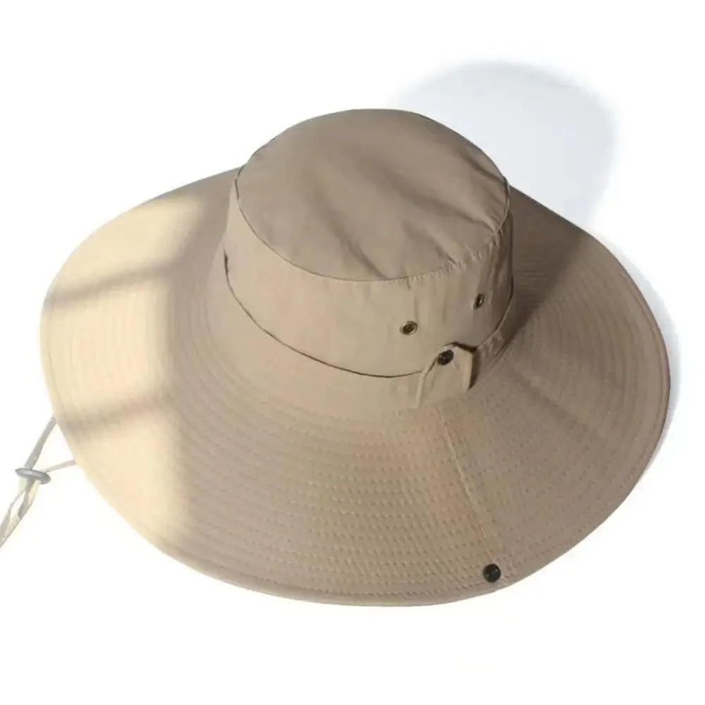 Unisex Waterproof Wide Brim Outdoor Panama Bucket Hat