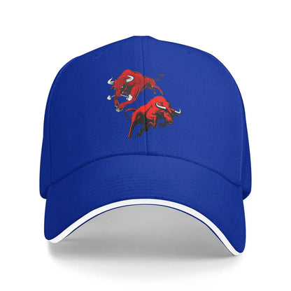 Funny Red Cow Mesh Outdoor Trucker Baseball Cap
