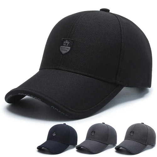 Unisex NLS Letter Crown Label Baseball Caps