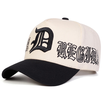 Unisex Gothic D Letter Baseball Cap