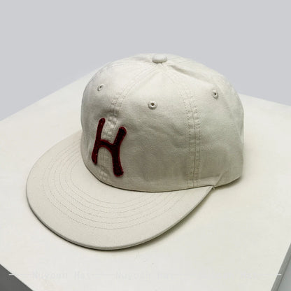 Retro H Patch Flat-Brim Snapback