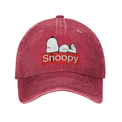 Snoopy Peanuts Distressed Baseball Cap