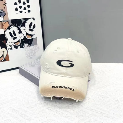 Paris B Embroidered Sports Baseball Cap
