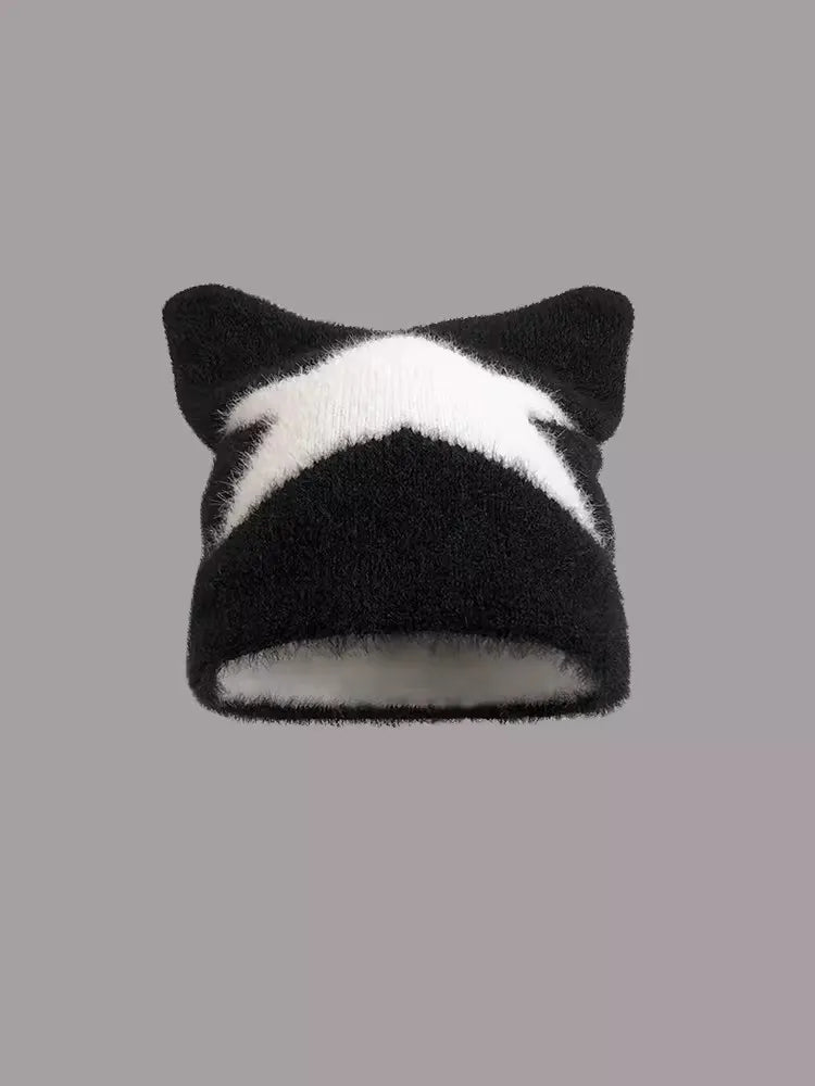 Harajuku Devil Butterfly Cat Ear Bucket Hat