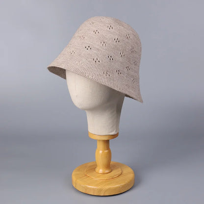 Autumn New Hollow Floral Bucket Hat