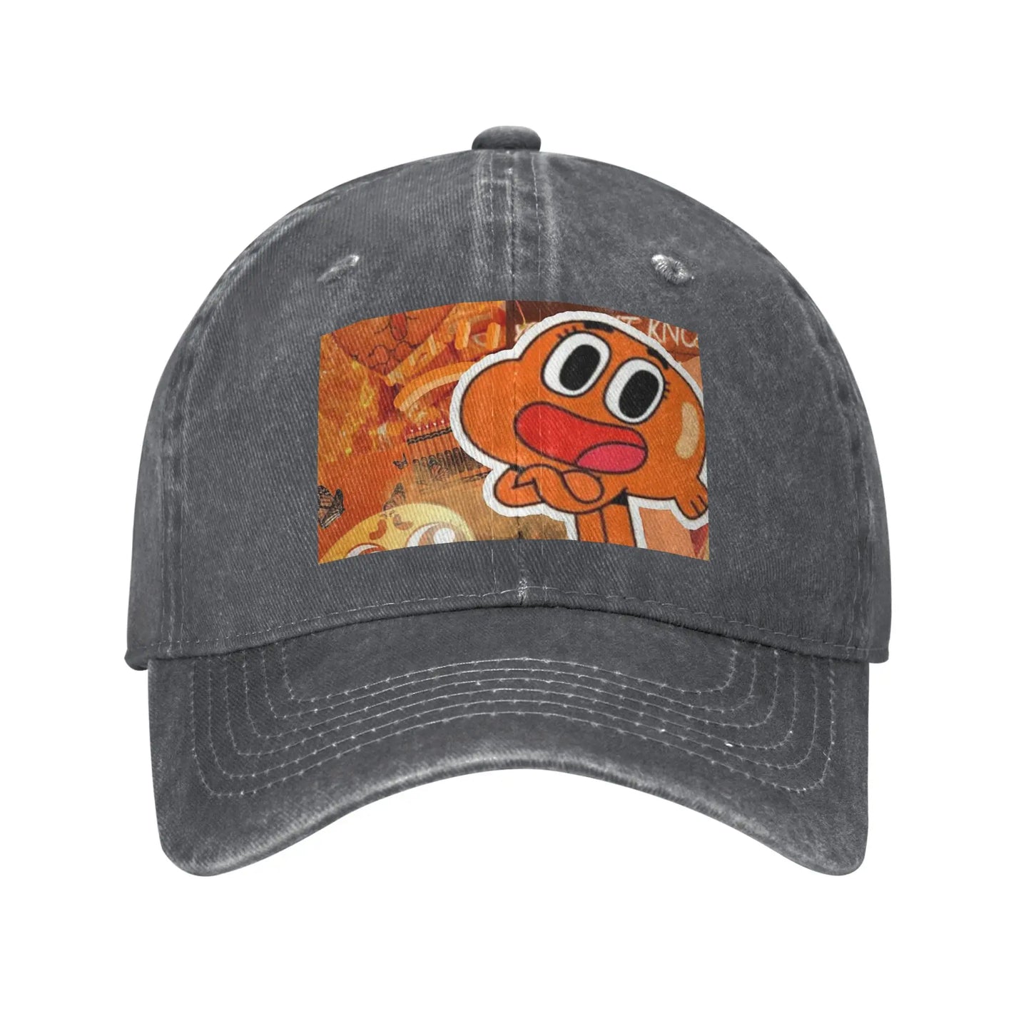 Darwin Watterson Washed Denim Adjustable Baseball Cap