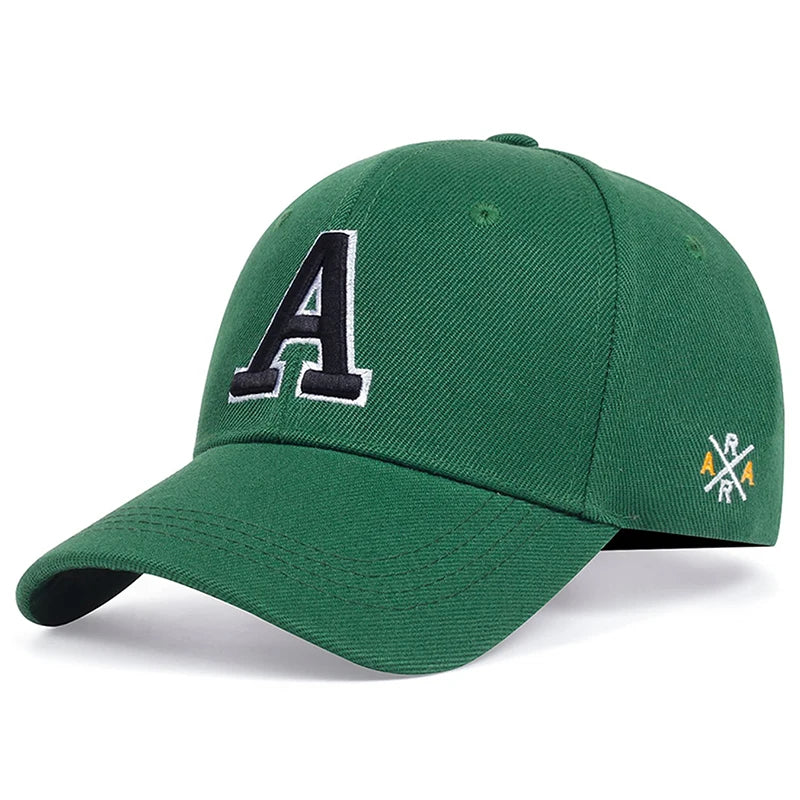 A Letter Side AR Embroidery Baseball Cap