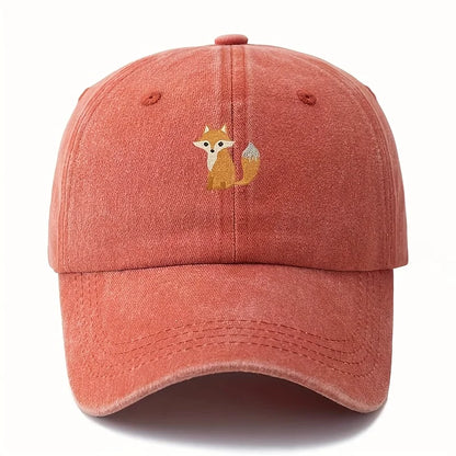 Cute Fox Print Daily Casual Baseball Cap
